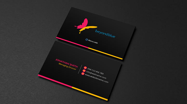 luxury business card design